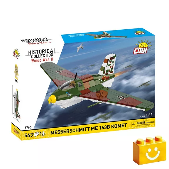 COBI 5766 - Messerschmitt Me 163B „Komet” - német rakétahajtású vadászrepülő - 100% kompatibilis minden más kedvelt márkával COBI 5766 - Messerschmitt Me 163B „Komet” - német rakétahajtású vadászrepülő - 100% kompatibilis minden más kedvelt márkával
