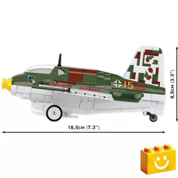   COBI 5766 - Messerschmitt Me 163B „Komet” - német rakétahajtású vadászrepülő - 100% kompatibilis minden más kedvelt márkával