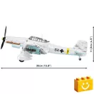 COBI 5768 - Junkers Ju 87 D-3 Stuka zuhanóbomázó - Téli álcázófestés - 100% kompatibilis minden más kedvelt márkával COBI 5768 - Junkers Ju 87 D-3 Stuka zuhanóbomázó - Téli álcázófestés - 100% kompatibilis minden más kedvelt márkával