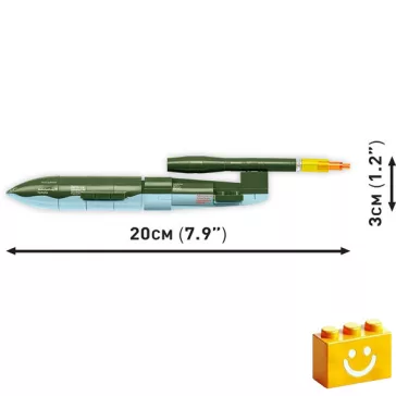   COBI 5771 - Heinkel He 111 H-22 V1 repülő bombával - 100% kompatibilis minden más kedvelt márkával