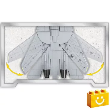   COBI 5811A - F-14A Tomcat vadászgép építőjáték – 100% kompatibilis minden más kedvelt márkával