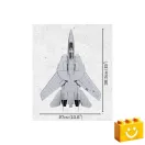 COBI 5811A - F-14A Tomcat vadászgép építőjáték – 100% kompatibilis minden más kedvelt márkával COBI 5811A - F-14A Tomcat vadászgép építőjáték – 100% kompatibilis minden más kedvelt márkával