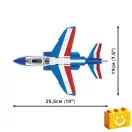 COBI 5841A – Alpha Jet – Patrouille de France – Francia bemutató repülőgép építőjáték – 100% kompatibilis minden más kedvelt márkával COBI 5841A – Alpha Jet – Patrouille de France – Francia bemutató repülőgép építőjáték – 100% kompatibilis minden más kedvelt márkával
