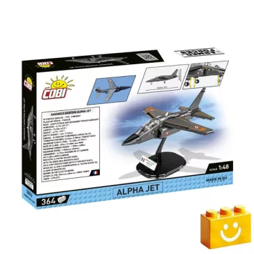   COBI 5842 – Alpha Jet – Francia kiképző repülőgép építőjáték – 100% kompatibilis minden más kedvelt márkával