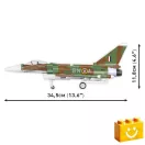 COBI 5843 – Eurofighter Typhoon FGR4 – Brit többcélú vadászgép építőjáték – 100% kompatibilis minden más kedvelt márkával