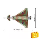 COBI 5843 – Eurofighter Typhoon FGR4 – Brit többcélú vadászgép építőjáték – 100% kompatibilis minden más kedvelt márkával