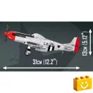 COBI 5846 - P-51D Mustang vadászrepülőgép építőjáték – 100% kompatibilis minden más kedvelt márkával COBI 5846 - P-51D Mustang vadászrepülőgép építőjáték – 100% kompatibilis minden más kedvelt márkával