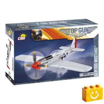   COBI 5847 - P-51D Mustang vadászrepülőgép építőjáték – 100% kompatibilis minden más kedvelt márkával