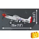 COBI 5847 - P-51D Mustang vadászrepülőgép építőjáték – 100% kompatibilis minden más kedvelt márkával COBI 5847 - P-51D Mustang vadászrepülőgép építőjáték – 100% kompatibilis minden más kedvelt márkával