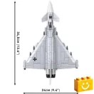COBI 5848 – Eurofighter Typhoon – Német többcélú vadászgép építőjáték – 100% kompatibilis minden más kedvelt márkával