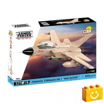   COBI 5854 – Panavia Tornado GR.1 „MiG Eater” – Öbölháborús vadászbombázó építőjáték – 100% kompatibilis minden más kedvelt márkával