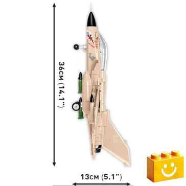   COBI 5854 – Panavia Tornado GR.1 „MiG Eater” – Öbölháborús vadászbombázó építőjáték – 100% kompatibilis minden más kedvelt márkával