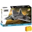 COBI 5855 – Lockheed F-22 Raptor – Lopakodó vadászgép építőjáték – 100% kompatibilis minden más kedvelt márkával