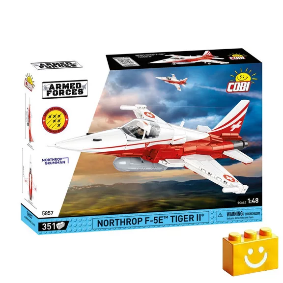 COBI 5857 – Northrop F-5E Tiger II – Könnyű vadászgép építőjáték – 100% kompatibilis minden más kedvelt márkával COBI 5857 – Northrop F-5E Tiger II – Könnyű vadászgép építőjáték – 100% kompatibilis minden más kedvelt márkával