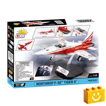   COBI 5857 – Northrop F-5E Tiger II – Könnyű vadászgép építőjáték – 100% kompatibilis minden más kedvelt márkával