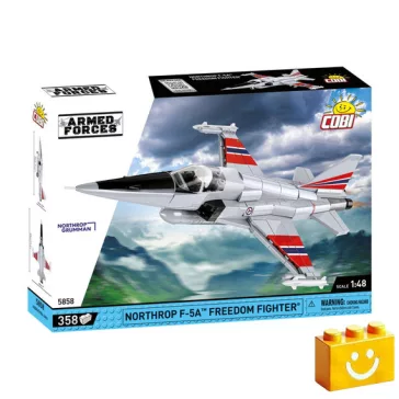   COBI 5858 – Northrop F-5A Freedom Fighter – Vadászgép építőjáték – 100% kompatibilis minden más kedvelt márkával