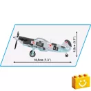 COBI 5863 - Jakovlev Jak-1b vadászgép építőjáték – 100% kompatibilis minden más kedvelt márkával COBI 5863 - Jakovlev Jak-1b vadászgép építőjáték – 100% kompatibilis minden más kedvelt márkával