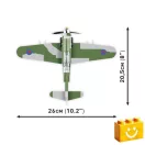 COBI 5864 - Hawker Typhoon Mk.IB vadászbombázó építőjáték – 100% kompatibilis minden más kedvelt márkával