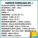 COBI 5866 - Hawker Hurricane Mk.I vadászgép építőjáték – 100% kompatibilis minden más kedvelt márkával COBI 5866 - Hawker Hurricane Mk.I vadászgép építőjáték – 100% kompatibilis minden más kedvelt márkával