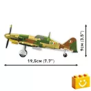 COBI 5867 - Fiat G.55 Centauro vadászgép építőjáték – 100% kompatibilis minden más kedvelt márkával COBI 5867 - Fiat G.55 Centauro vadászgép építőjáték – 100% kompatibilis minden más kedvelt márkával