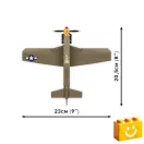 COBI 5869 - Mustang P-51B vadászgép építőjáték – 100% kompatibilis minden más kedvelt márkával COBI 5869 - Mustang P-51B vadászgép építőjáték – 100% kompatibilis minden más kedvelt márkával