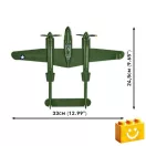 COBI 5882 - Lockheed P-38 Lightning vadászbombázó építőjáték – 100% kompatibilis minden más kedvelt márkával COBI 5882 - Lockheed P-38 Lightning vadászbombázó építőjáték – 100% kompatibilis minden más kedvelt márkával