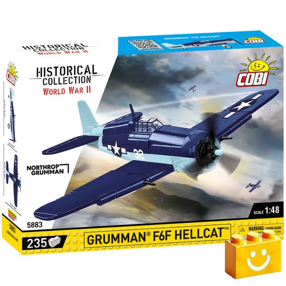 COBI 5883 - Grumman F6F Hellcat vadászgép építőjáték – 100% kompatibilis minden más kedvelt márkával COBI 5883 - Grumman F6F Hellcat vadászgép építőjáték – 100% kompatibilis minden más kedvelt márkával