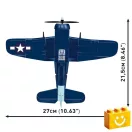 COBI 5883 - Grumman F6F Hellcat vadászgép építőjáték – 100% kompatibilis minden más kedvelt márkával COBI 5883 - Grumman F6F Hellcat vadászgép építőjáték – 100% kompatibilis minden más kedvelt márkával