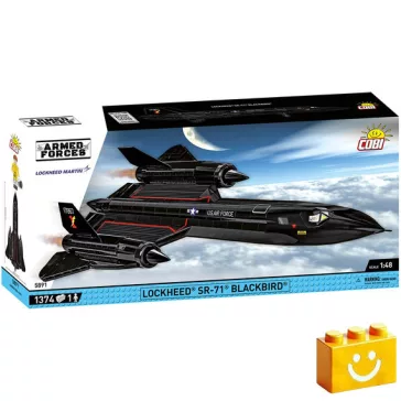   COBI 5891 – Lockheed SR-71 Blackbird építőjáték – 100% kompatibilis minden más kedvelt márkával