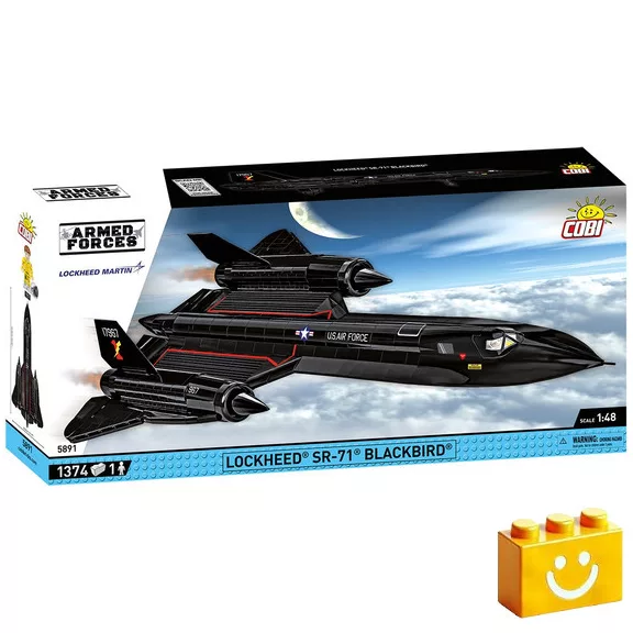COBI 5891 – Lockheed SR-71 Blackbird építőjáték – 100% kompatibilis minden más kedvelt márkával COBI 5891 – Lockheed SR-71 Blackbird építőjáték – 100% kompatibilis minden más kedvelt márkával