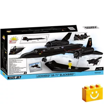   COBI 5891 – Lockheed SR-71 Blackbird építőjáték – 100% kompatibilis minden más kedvelt márkával