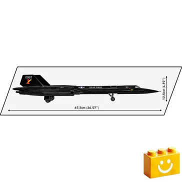   COBI 5891 – Lockheed SR-71 Blackbird építőjáték – 100% kompatibilis minden más kedvelt márkával
