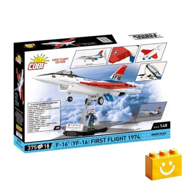   COBI 5892 – F-16 (YF-16) First Flight 1974 – Vadászgép építőjáték – 100% kompatibilis minden más kedvelt márkával