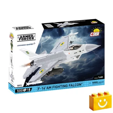   COBI 5893 – F-16AM Fighting Falcon – NATO vadászgép építőjáték – 100% kompatibilis minden más kedvelt márkával