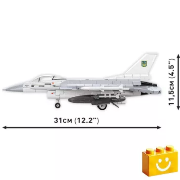   COBI 5893 – F-16AM Fighting Falcon – NATO vadászgép építőjáték – 100% kompatibilis minden más kedvelt márkával