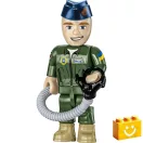 COBI 5893 – F-16AM Fighting Falcon – NATO vadászgép építőjáték – 100% kompatibilis minden más kedvelt márkával