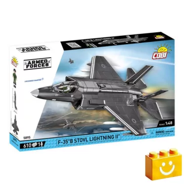   COBI 5895 – F-35B Lightning II – Lopakodó vadászgép építőjáték – 100% kompatibilis minden más kedvelt márkával