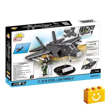   COBI 5895 – F-35B Lightning II – Lopakodó vadászgép építőjáték – 100% kompatibilis minden más kedvelt márkával