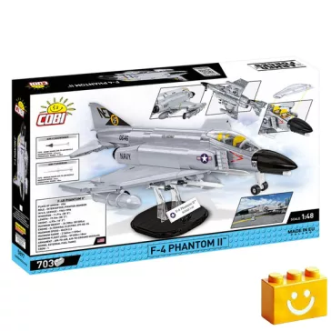   COBI 5897 – F-4 Phantom II – Amerikai többfeladatú vadászbombázó építőjáték – 100% kompatibilis minden más kedvelt márkával