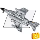 COBI 5897 – F-4 Phantom II – Amerikai többfeladatú vadászbombázó építőjáték – 100% kompatibilis minden más kedvelt márkával