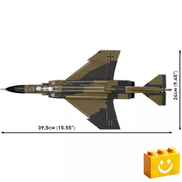   COBI 5898 – F-4F Phantom II – Német többfeladatú vadászbombázó építőjáték – 100% kompatibilis minden más kedvelt márkával