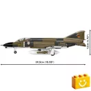 COBI 5898 – F-4F Phantom II – Német többfeladatú vadászbombázó építőjáték – 100% kompatibilis minden más kedvelt márkával COBI 5898 – F-4F Phantom II – Német többfeladatú vadászbombázó építőjáték – 100% kompatibilis minden más kedvelt márkával
