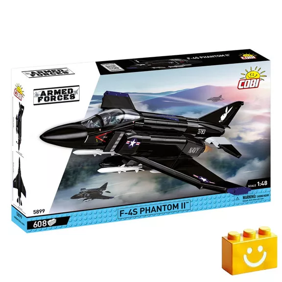 COBI 5899 – F-4S Phantom II 'Black Bunny' – Tesztrepülő építőjáték – 100% kompatibilis minden más kedvelt márkával COBI 5899 – F-4S Phantom II 'Black Bunny' – Tesztrepülő építőjáték – 100% kompatibilis minden más kedvelt márkával