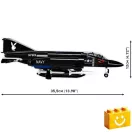 COBI 5899 – F-4S Phantom II 'Black Bunny' – Tesztrepülő építőjáték – 100% kompatibilis minden más kedvelt márkával COBI 5899 – F-4S Phantom II 'Black Bunny' – Tesztrepülő építőjáték – 100% kompatibilis minden más kedvelt márkával