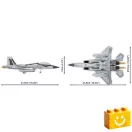 COBI 5900 – Boeing F-15EX Eagle II – Modern amerikai vadászgép építőjáték – 100% kompatibilis minden más kedvelt márkával COBI 5900 – Boeing F-15EX Eagle II – Modern amerikai vadászgép építőjáték – 100% kompatibilis minden más kedvelt márkával