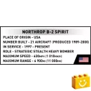 COBI 5916 - Northrop B-2 Spirit lopakodó stratégiai bombázó - 100% kompatibilis minden más kedvelt márkával COBI 5916 - Northrop B-2 Spirit lopakodó stratégiai bombázó - 100% kompatibilis minden más kedvelt márkával