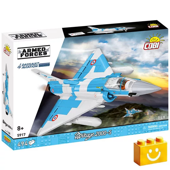 COBI 5917 - Dassault Mirage 2000-5 - 100% kompatibilis minden más kedvelt márkával COBI 5917 - Dassault Mirage 2000-5 - 100% kompatibilis minden más kedvelt márkával