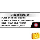 COBI 5917 - Dassault Mirage 2000-5 - 100% kompatibilis minden más kedvelt márkával COBI 5917 - Dassault Mirage 2000-5 - 100% kompatibilis minden más kedvelt márkával