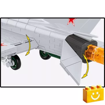   COBI 5918 - MiG-21MF - Lengyel és szovjet változat - 100% kompatibilis minden más kedvelt márkával