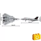 COBI 5920 - Grumman F-14 Tomcat vadászgép építőjáték – 100% kompatibilis minden más kedvelt márkával COBI 5920 - Grumman F-14 Tomcat vadászgép építőjáték – 100% kompatibilis minden más kedvelt márkával